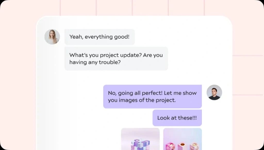 React Chat Component — project preview