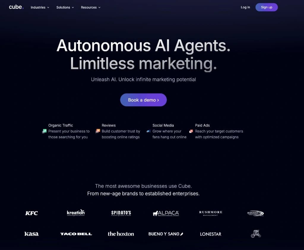 Cube — AI Customer Engagement — project preview