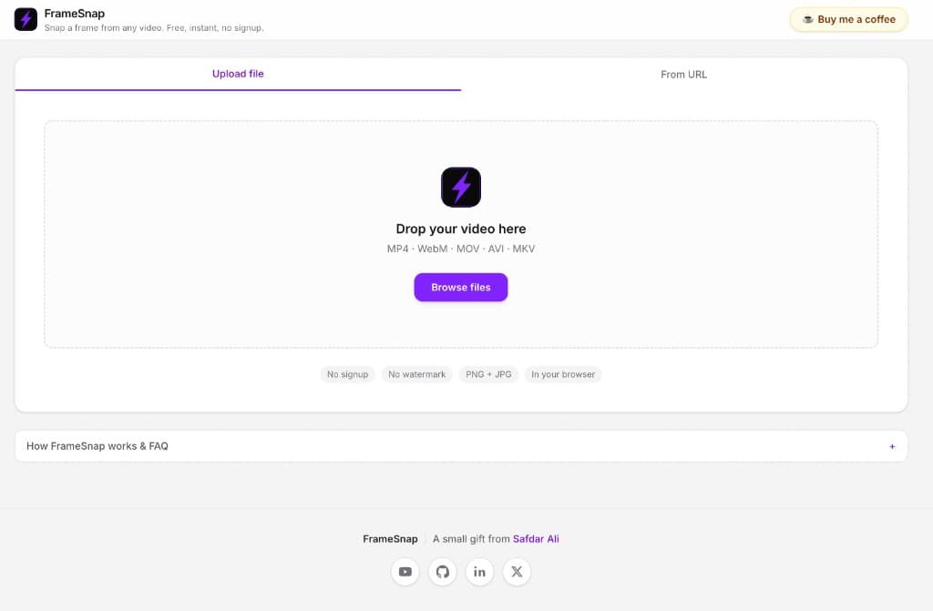 FrameSnap — project screenshot