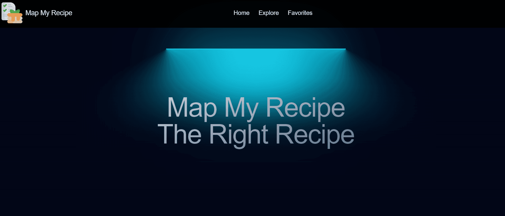 Map My Recipe — project preview