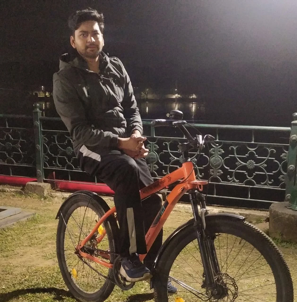 Safdar Ali cycling in Bengaluru on a daylight ride Safdar Ali cycling in Bengaluru on a daylight ride